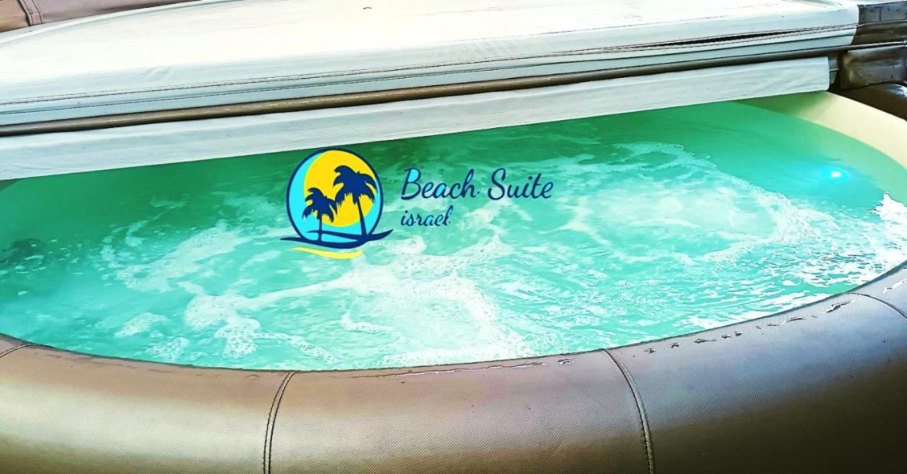 Beach Suite Israel- Private Jacuzzi Garden Suite & Gym, 3 Min Walk To Beach ביץ סוייט ישראל- ג'קוזי פרטי בגינה 3 דקות הליכה לים וחדר כושר Ашкелон Экстерьер фото